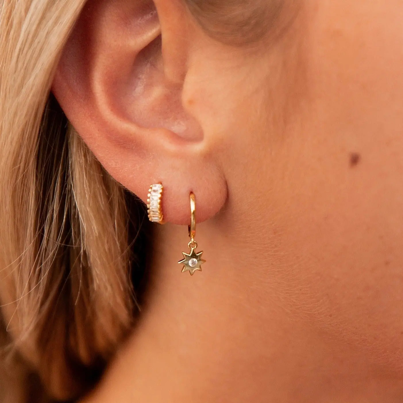 Sunburst Hoops